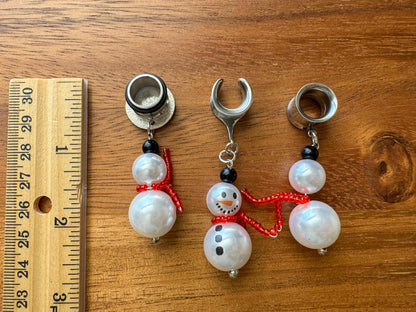 Holiday Pearl Snowmen