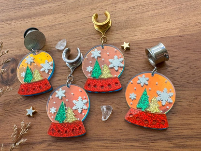 Iridescent Snow Globes