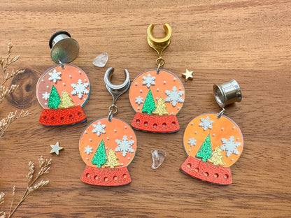 Iridescent Snow Globes