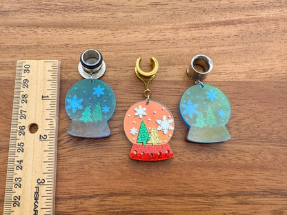 Iridescent Snow Globes