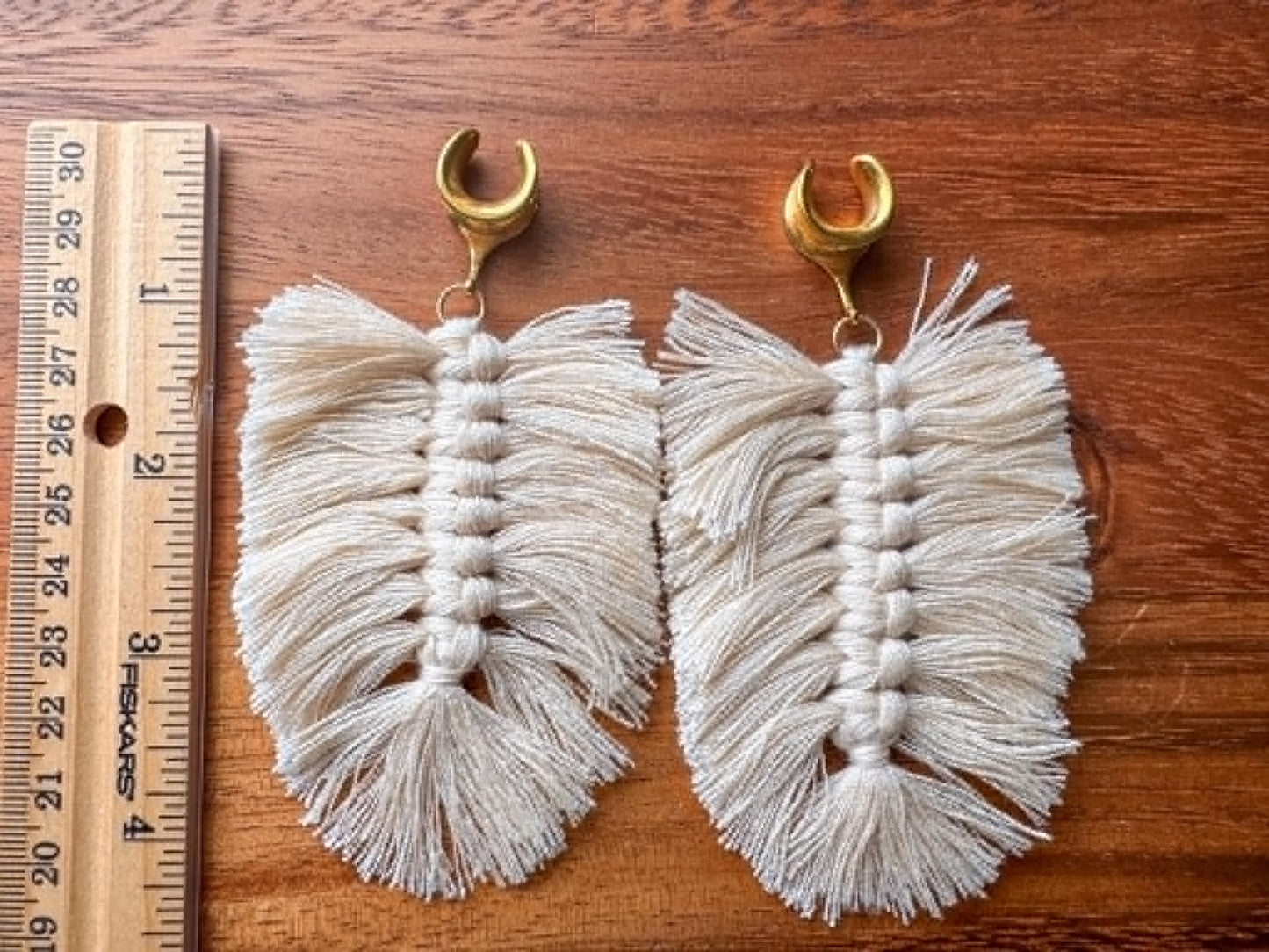 Ivory Boho Tassels
