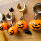 Jingling Pumpkin Heads Plug Earrings
