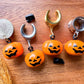 Jingling Pumpkin Heads Plug Earrings