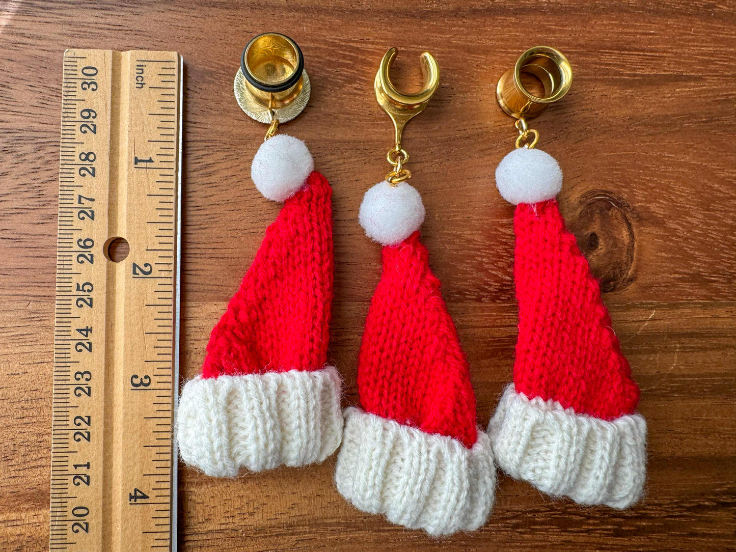 Knitted Santa Hats