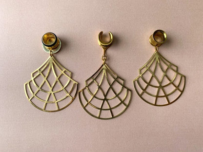 Large Gold Chandelier Dangles