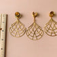 Large Gold Chandelier Dangles