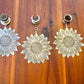 Large Silver Sunflowers