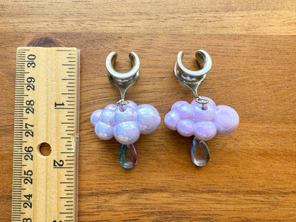 Light Purple & Silver Iridescent Rainclouds
