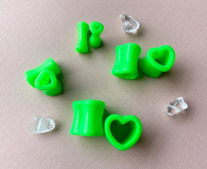 Lime Slime Neon Plugs