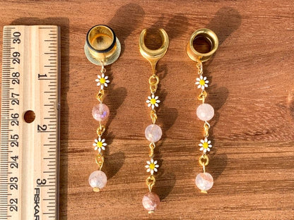 Long Gemmed Daisy Dangles