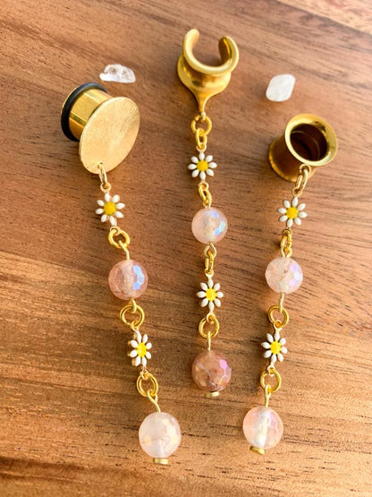 Long Gemmed Daisy Dangles