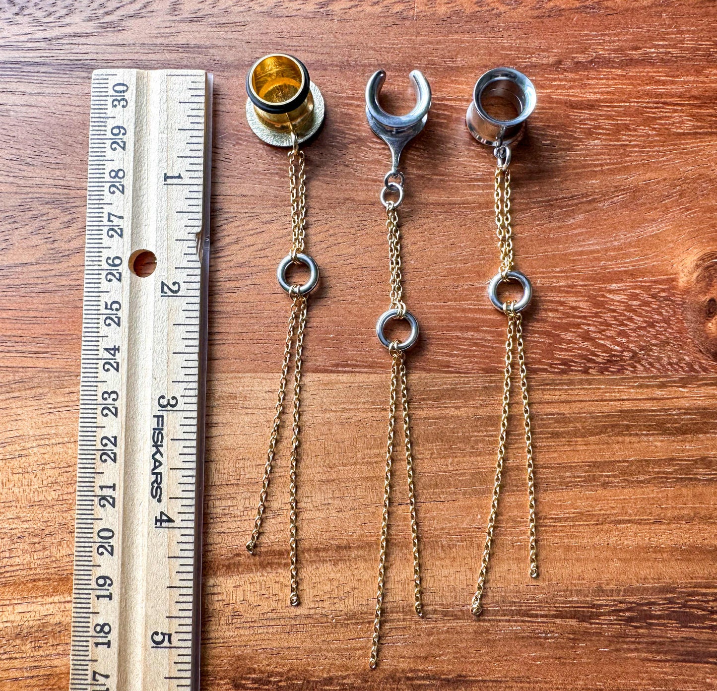 Long Mixed Metal Chains