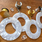 Marble Hoop Dangles