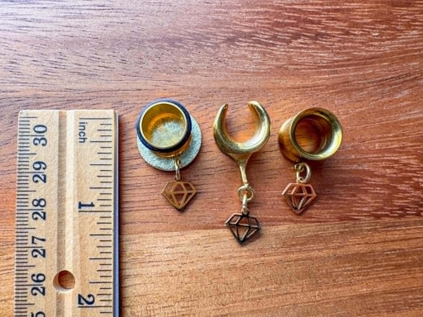 Mini Gold Steel Diamonds