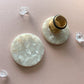 White Marble Tortoiseshell Studs