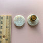 White Marble Tortoiseshell Studs