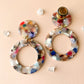 Multicolor Acetate Hoops