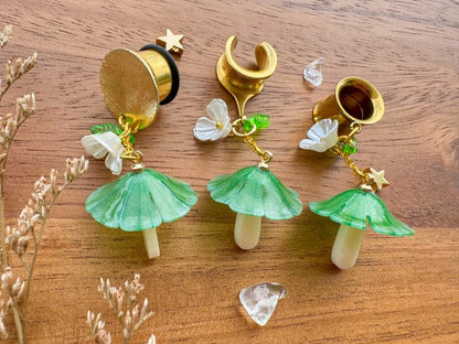 'Mushroom Meadow Magic' Dangles