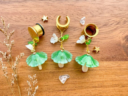 'Mushroom Meadow Magic' Dangles