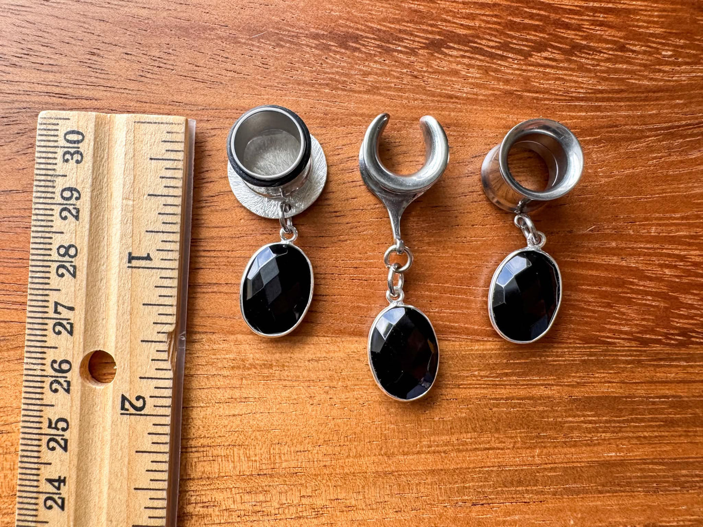 Natural Black Onyx Gem Drops