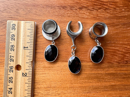 Natural Black Onyx Gem Drops