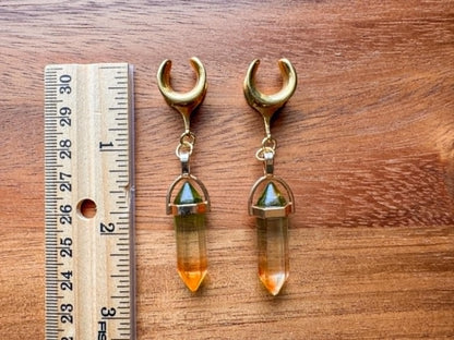 Ombre Faux Crystal Dangles