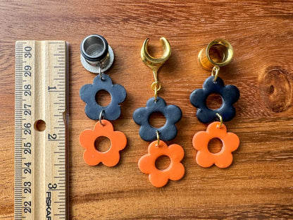 Orange & Black Daisies