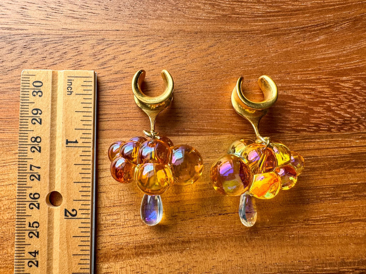 Orange & Gold Iridescent Rainclouds