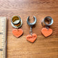 Orange Trick or Treat Hearts