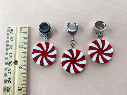 Peppermint Candy Dangles