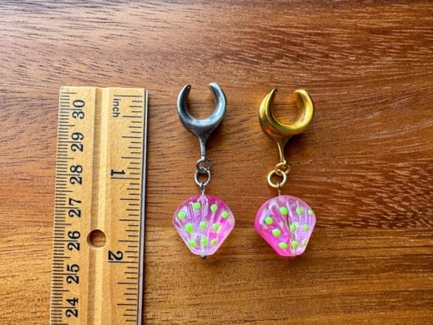 Pink Glass Sea Shells