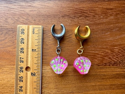 Pink Glass Sea Shells