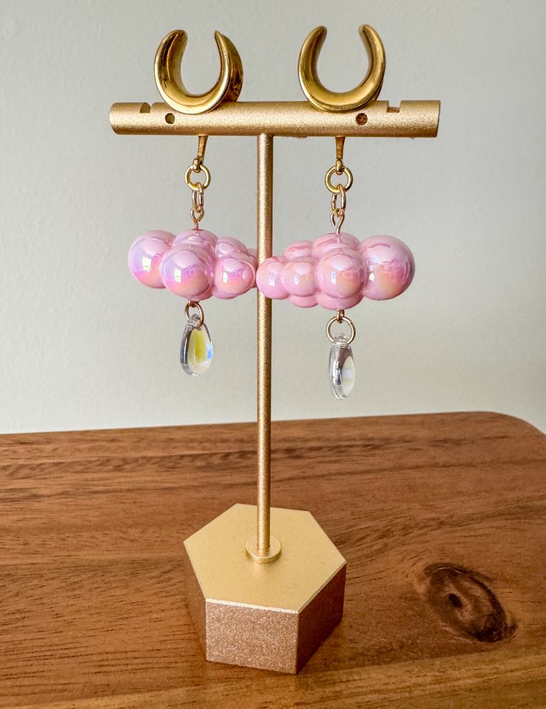 Pink & Gold Iridescent Rainclouds