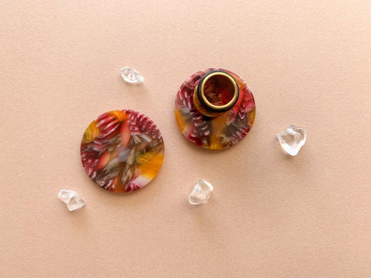 Pink & Purple Multicolor Studs