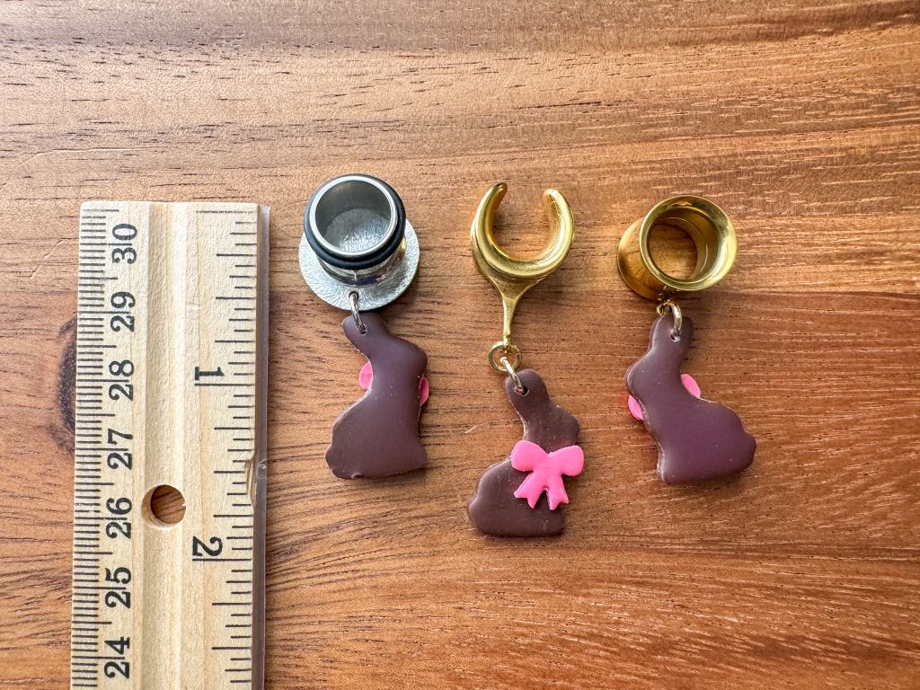 Polymer Chocolate Easter Bunnies