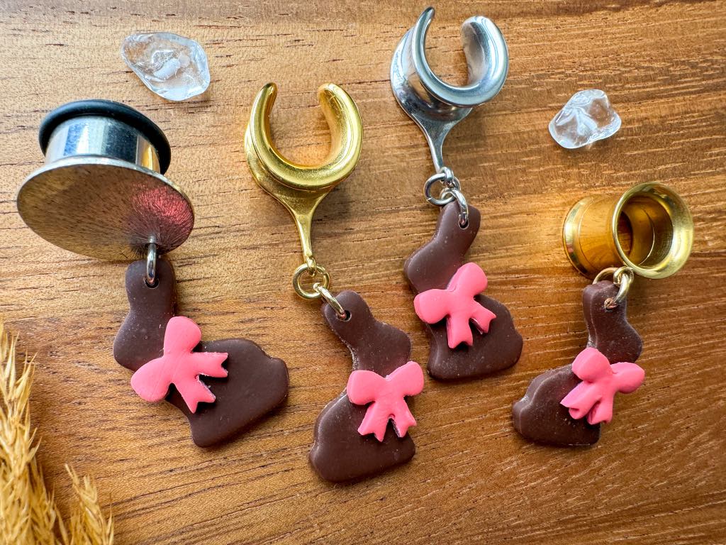Polymer Chocolate Easter Bunnies