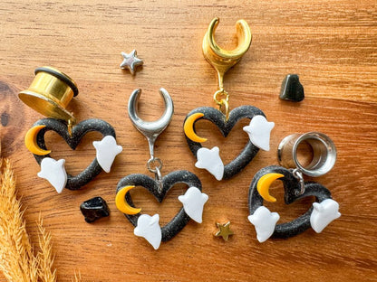 Polymer Clay Haunted Hearts