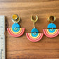 Rainbow Pride Polymer Clay Dangles