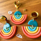 Rainbow Pride Polymer Clay Dangles