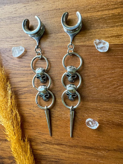 Reaper Skull Dangles