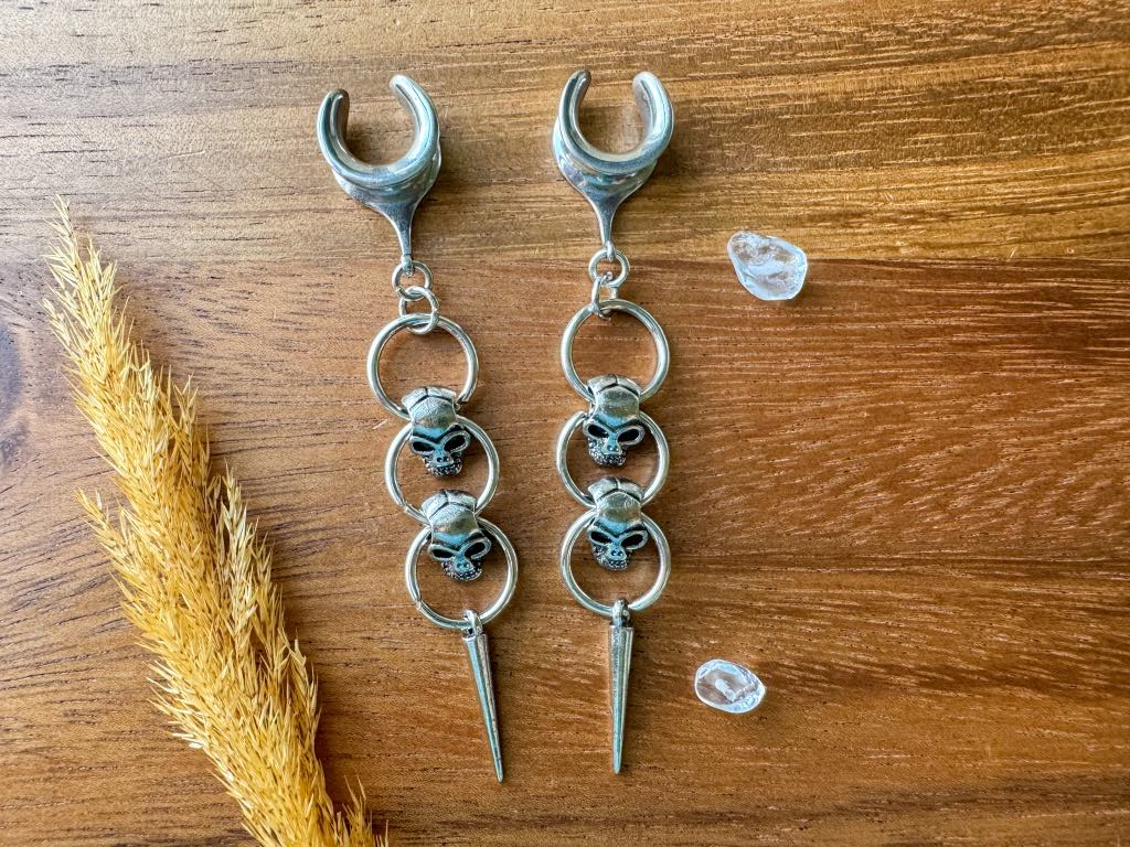 Reaper Skull Dangles