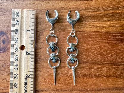 Reaper Skull Dangles