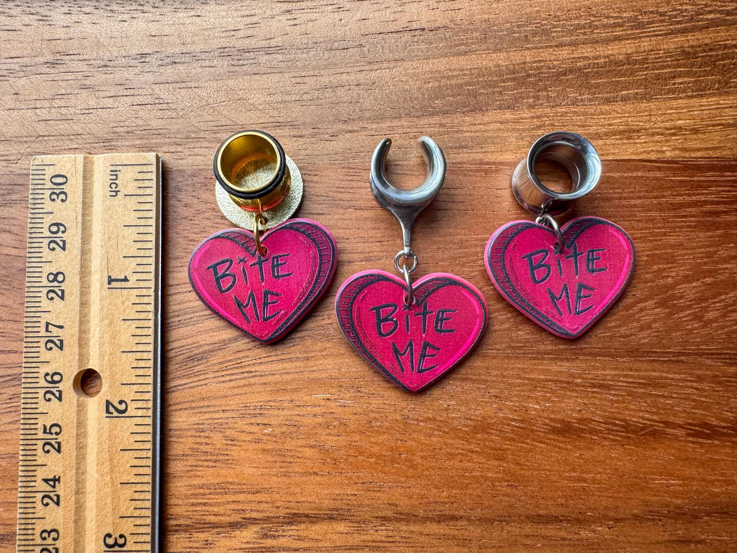 Red Bite Me Hearts