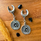 Rose Medallion Dangles Plug Earrings