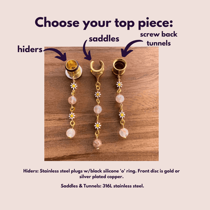 Long Gemmed Daisy Dangles