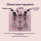 Silver Cz Embellished Dangles
