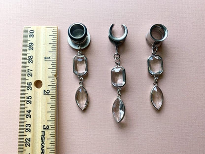 Silver Edged Glass Jewels