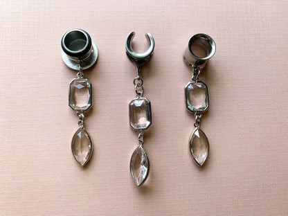 Silver Edged Glass Jewels