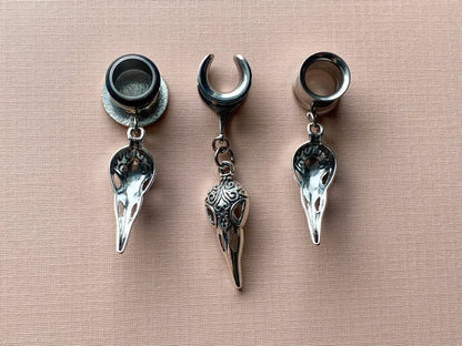 Silver Raven Skulls