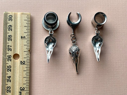 Silver Raven Skulls